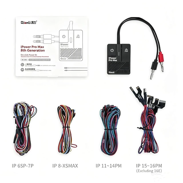 Alt view image 3 of 7 - QianLi 8th Gen Power Cable for iPhone6-16 Pro Max,Dual Interface Type-C+USB