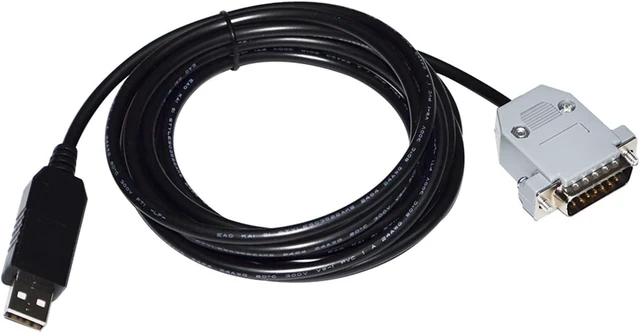 Main image of FT232RL USB to D-SUB 15 PIN DB15 Male Adapter RS232 Serial Communication Cable Fit for MKS PDR2000(1.8M)
