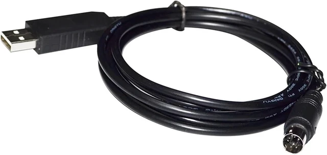 Alt view image 3 of 5 - FT232RL USB to MINI DIN 4 PIN MD4 Adapter RS232 Serial Communication Cable for TAK~HASHI TEMMA Connection to PC(1.8m,USB-MINI DIN)