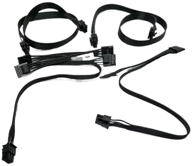 Main image of 8/6P to GPU8(6+2) pin CPU8pin(4+4) pin SATA IDE Molex Power Cable for MIS MPG A650GF A750GF A850GF Series Module(6Pin to 2 SATA)