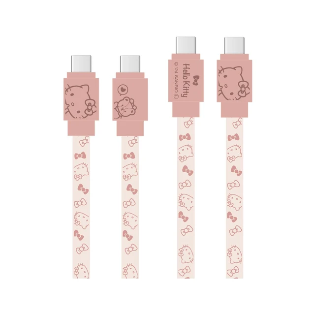 Main image of (Gourmandise) Gourmandies Sanrio Characters PD60W Compatible USB 2.0 Type-C Cable, Hello Kitty SANG-396KT