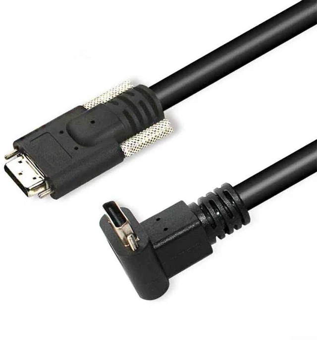 Main image of Industrial Camera Data Line - CameraLink 26P High Flex Cable SDR/SDR with Right Angle 90-Degree - 1 Meter Length