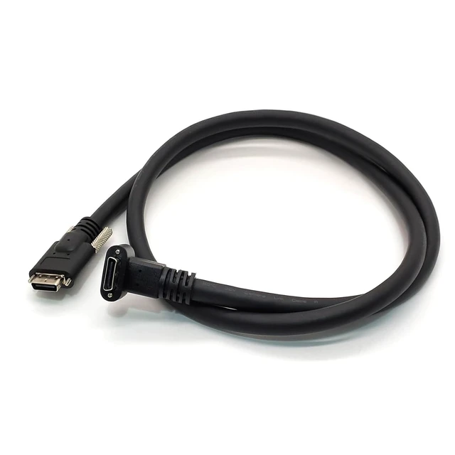 Alt view image 3 of 3 - Industrial Camera Data Line - CameraLink 26P High Flex Cable SDR/SDR with Right Angle 90-Degree - 1 Meter Length