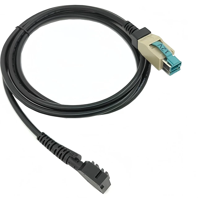 Alt view image 4 of 7 - 12V Powered USB Cable to Dual 14-Pin IDC for Verifone VX810 VX820 VX805P, CBL-282-033-02-A Cable, 2M (6ft).