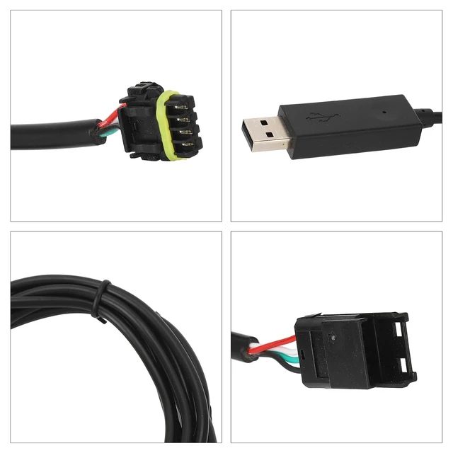 Alt view image 7 of 7 - USB to Can Adapter,Can Splitter, USB CAN Communication Cable with Y Splitter 558 443 2 Double Ended Sealed Harness Cable Connector Fit for Holley EFI