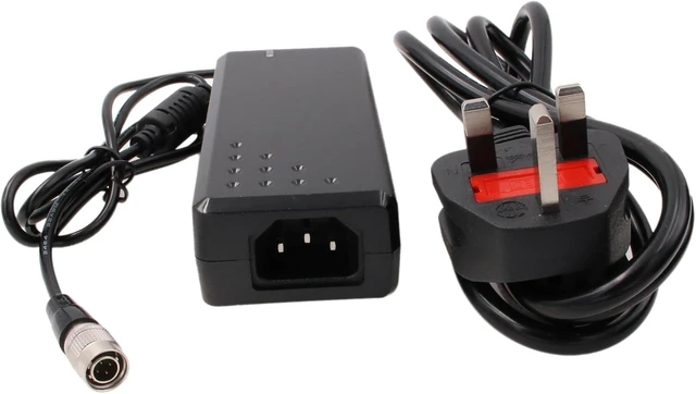 Alt view image 4 of 5 - Hirose 4 Pin Power Supply Adapter for Sound Devices MixPre-10II 788T 744T 702 688 633, Zoom F8 F8n Pro, ZAXCOM Nova Deva24, Wisycom Mixer Recorder, 12V 4A 48W