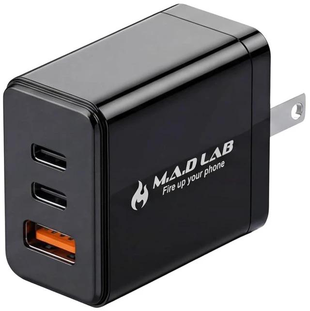 Alt view image 2 of 7 - M.A.D LAB 65W USB C Charger with USB C Multi Charging Cable, 3-in-1 GaN,