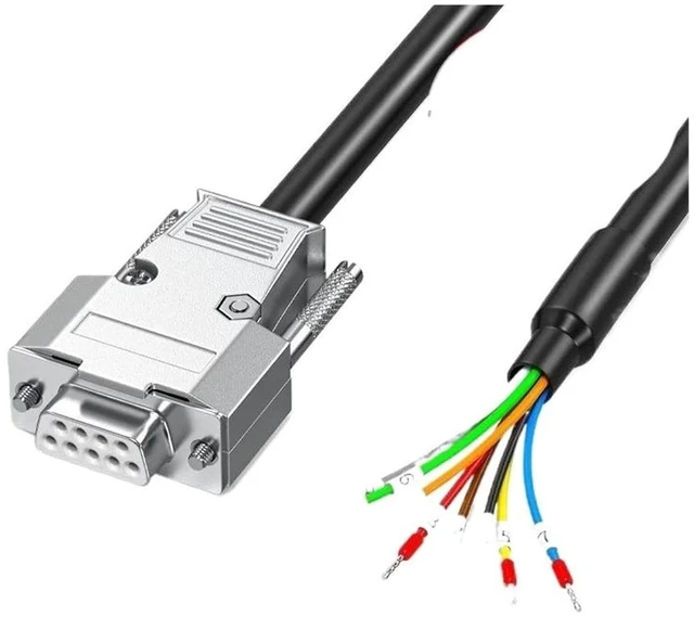 Main image of DB9 DB15 DB25 Serial Port Connector Line with Number Tube 9/15/25/37 Pin Terminal Wire DB37/25/15 Parallel Connecting Cord(DB9-MF,5 Meters)