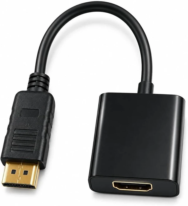 Main image of DisplayPort DP Male to VGA Female Adapter Display Port Cable Converter