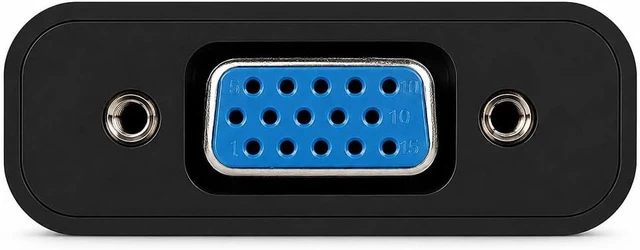 Alt view image 4 of 5 - DisplayPort DP Male to VGA Female Adapter Display Port Cable Converter