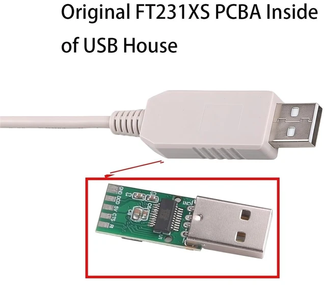 Alt view image 2 of 4 - USB RS232 Serial to SM6P Debugging Cable for ASD-CNUS0A08 ASDA-B2/A2/AB