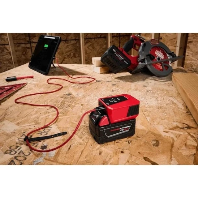 Alt view image 3 of 4 - for Milwaukee Tool 48-59-2848 USB-C Cable, 100 W, Red
