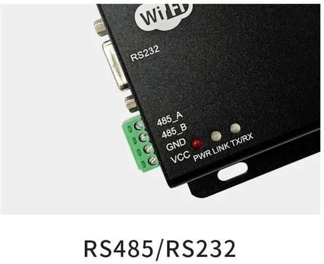 Alt view image 2 of 6 - CC3200 2.4GHz WIFI DTU Wireless Serial Server RS232 RS485 Serial Port