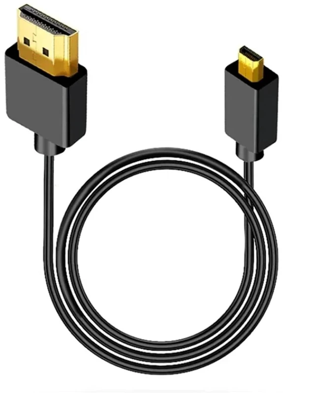 Main image of 30cm-150cm High Speed Micro HDMI-Compatible Male to Male 4K 3D 1080P for Tablet Camcorder OD 3.2mm Ultra Thin Cable