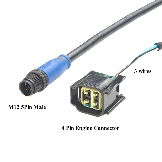 Alt view image 3 of 6 - 2000 N2K 4Pin Engine Interface Cable Compatible with Outboard Engine 2006-2023 Replace 000-0120-37 3004.6865