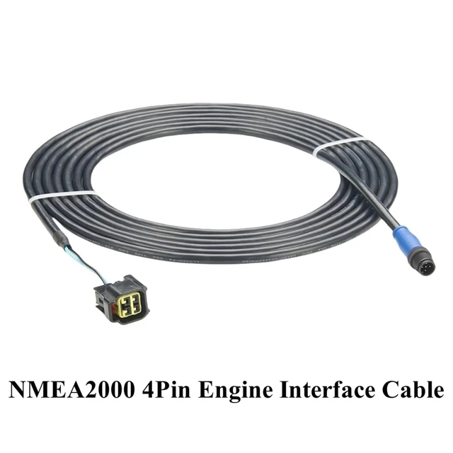 Alt view image 2 of 6 - 2000 N2K 4Pin Engine Interface Cable Compatible with Outboard Engine 2006-2023 Replace 000-0120-37 3004.6865