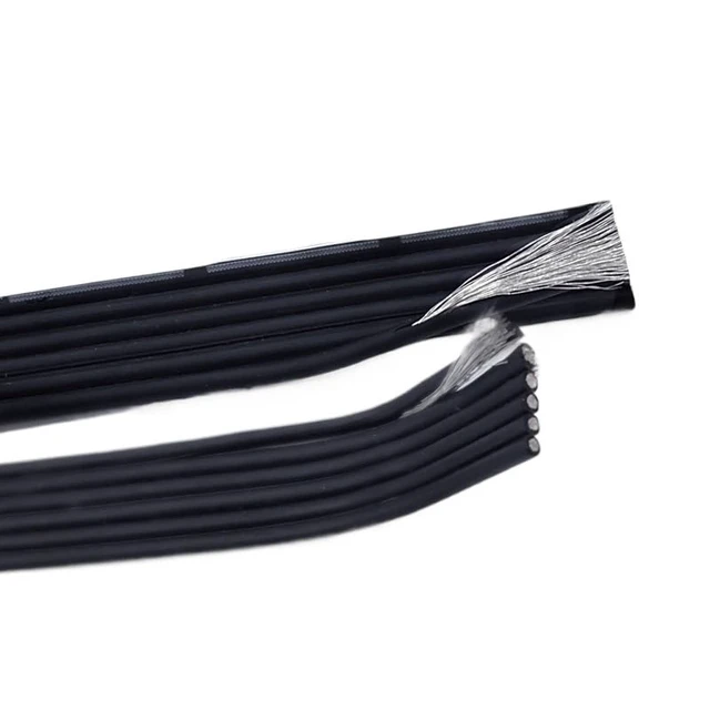 Alt view image 2 of 5 - 3/*M/10M Super Soft Silicone Wire 2P 3P 4P 5P 6P 8P Multi-core Parallel 30 28 26 22 20 AWG High Temperature Copper Cable(22AWG,5M_4PINS)