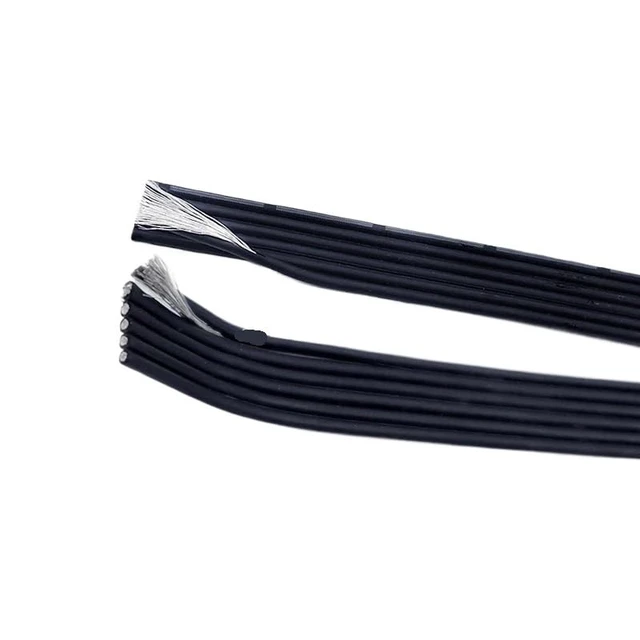 Alt view image 3 of 5 - 3/*M/10M Super Soft Silicone Wire 2P 3P 4P 5P 6P 8P Multi-core Parallel 30 28 26 22 20 AWG High Temperature Copper Cable(22AWG,5M_4PINS)