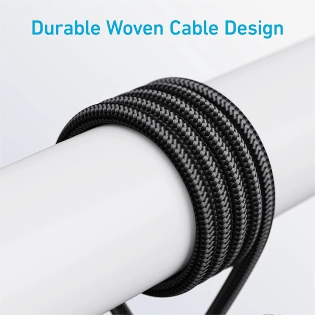 Alt view image 5 of 5 - CAT 8 Ethernet Cable 40Gbps Nylon Braided SFTP RJ45 LAN Cable for cat6 Modem Router Gaming PC Xbox(CAT8,30M)