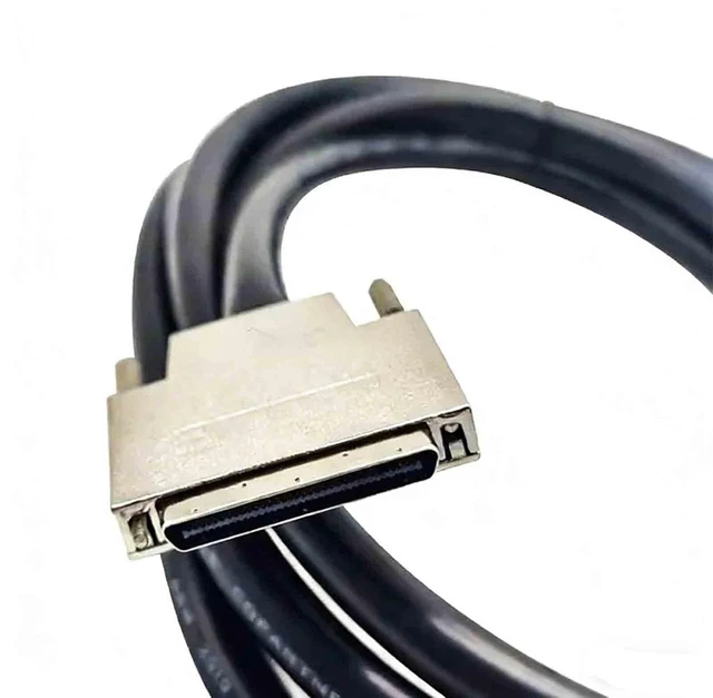 Alt view image 6 of 7 - SCSI VHDCI 68 Pin Male to VHDCI 68 Pin Male Zinc Alloy Field Assembly Cable 2Meter