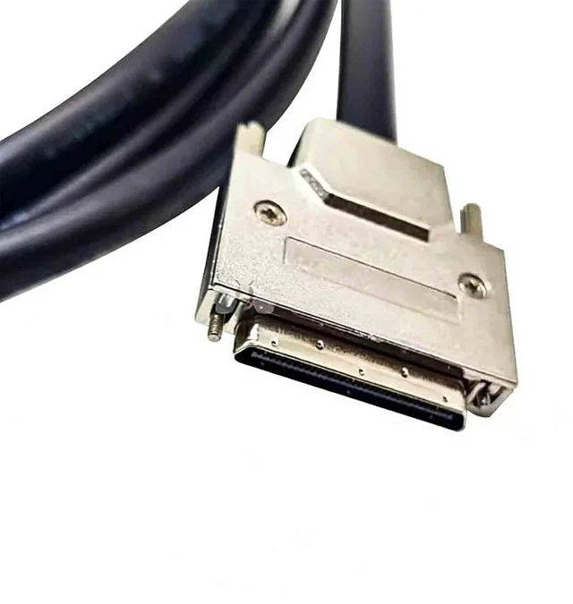 Alt view image 7 of 7 - SCSI VHDCI 68 Pin Male to VHDCI 68 Pin Male Zinc Alloy Field Assembly Cable 2Meter