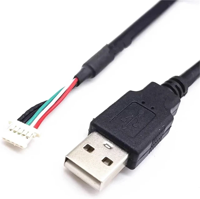 Alt view image 3 of 4 - USB to 1.25mm 5pin Touch Screen Double Shielded Data Cable Motherboard Connection Cable USB to MX1.25 5P terminalConnector Cord(0.6m)