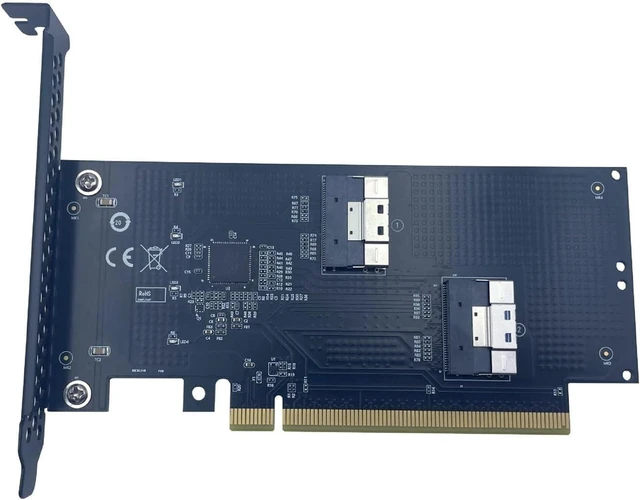Main image of SlimSAS Baseplates Single Slot External Adapters Featuring Double MCIOs and Low Loss PCBs for Easy Installation in Systems GPU Adapters