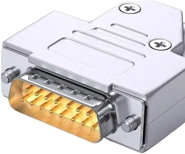 Alt view image 4 of 7 - DB9 DB15 DB25 DB37 Plug with Digital Number Terminal Cable 9/15/25/37Pin Single Head Connector 24/26AWG Double Shielded Wire(DB9 Male-24AWG,0.5M)