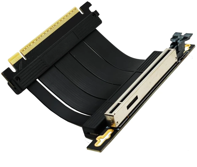 Main image of Sintech PCIe 5.0 16X Riser Card,PCI-E Express X16 Extension Cable 5cm 90Degree, Compatible with GTX RTX Radeo Series GPU Card
