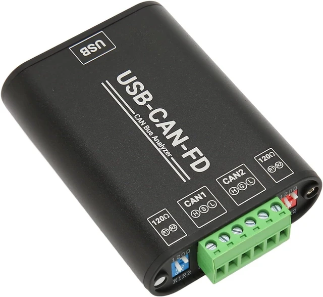 Alt view image 2 of 7 - USB to CAN FD Adapter Industrial Grade Data Analyzer for 7/8/10/11 Aluminum Alloy