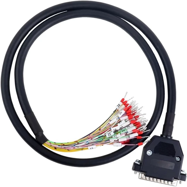 Alt view image 2 of 4 - 1M Length DB44 Male to High Flex Shielded Cable D-SUB 44-Pin Connector to Single End Cable with Terminal