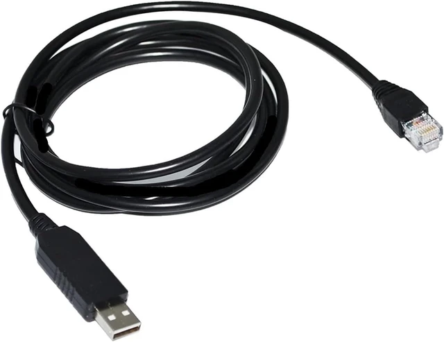 Alt view image 2 of 6 - Industrial F&T>D*I FT232RL CHIP USB to RS485 RJ45 Plug Serial Communication Cable for Driver TC100 Controller USB-RS485 KABLE(3m,Black USB Case)