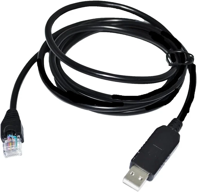 Alt view image 4 of 6 - Industrial F&T>D*I FT232RL CHIP USB to RS485 RJ45 Plug Serial Communication Cable for Driver TC100 Controller USB-RS485 KABLE(3m,Black USB Case)