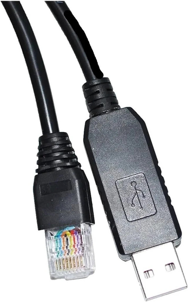 Alt view image 5 of 6 - Industrial F&T>D*I FT232RL CHIP USB to RS485 RJ45 Plug Serial Communication Cable for Driver TC100 Controller USB-RS485 KABLE(3m,Black USB Case)