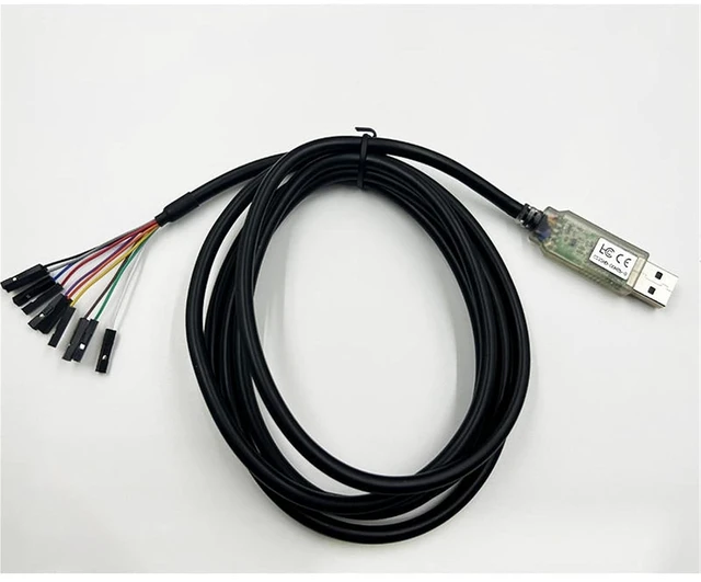 Alt view image 3 of 6 - C232HD-EDHSP-0 USB to Hi-Speed UART Serial Adapter Cable W/Embedded Electronics LEDs 5V 1.8m 6FT