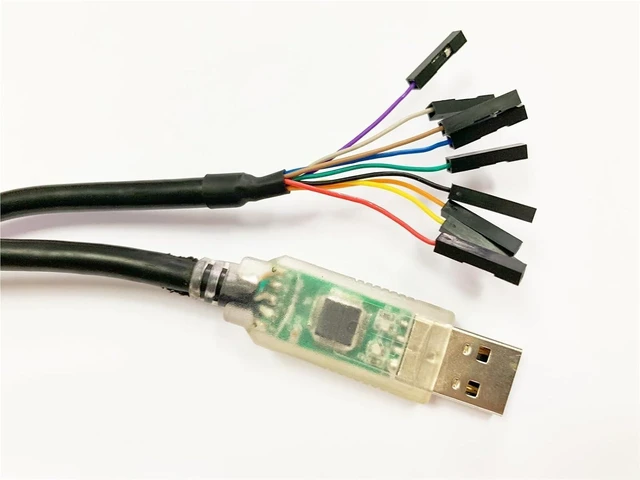 Alt view image 6 of 6 - C232HD-EDHSP-0 USB to Hi-Speed UART Serial Adapter Cable W/Embedded Electronics LEDs 5V 1.8m 6FT