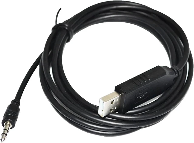 Alt view image 2 of 3 - F&T>D*I FT232RL CHIP USB RS232 to TRS 2.5MM Stereo Audio Ja-ck AJ Plug Serial Programming Cable USB-RS232-AJ Converter KABLE(1.8m,T-TXD R-RXD S-GND)