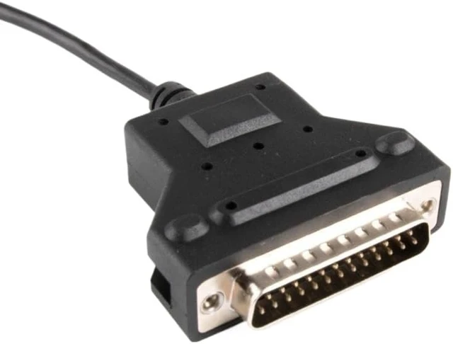 Alt view image 4 of 6 - R9UA USB to DB25 25Pin Male Adapter Cable RS232 Cord for Printers 180CM