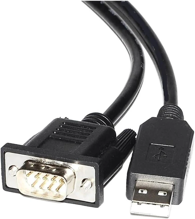 Alt view image 5 of 5 - Origin FT232RL CHIP USB to D-SUB 9-PIN DB9 Male Adapter RS-232 Converter Serial Communication Cable for FATEK FBS PLC to PC(5M)