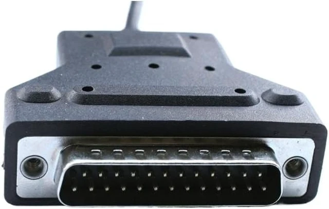 Alt view image 5 of 6 - R9UA USB to DB25 25Pin Male Adapter Cable RS232 Cord for Printers 180CM