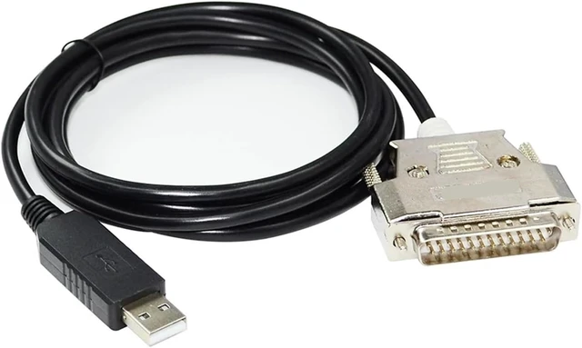 Alt view image 3 of 6 - F&T>D*I FT232RL CHIP USB to D-SUB 25 PIN DB25 Male Adapter RS232 Serial Communication Cable for HIOKI 3532-50 HiTESTER LCR to PC(5M)