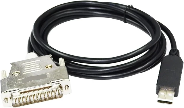 Alt view image 5 of 6 - F&T>D*I FT232RL CHIP USB to D-SUB 25 PIN DB25 Male Adapter RS232 Serial Communication Cable for HIOKI 3532-50 HiTESTER LCR to PC(5M)