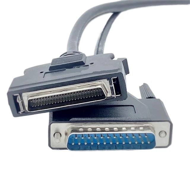 Alt view image 3 of 5 - SCSI HPDB50 to DB25 Male to Male Scanner Cable High Density(1M)