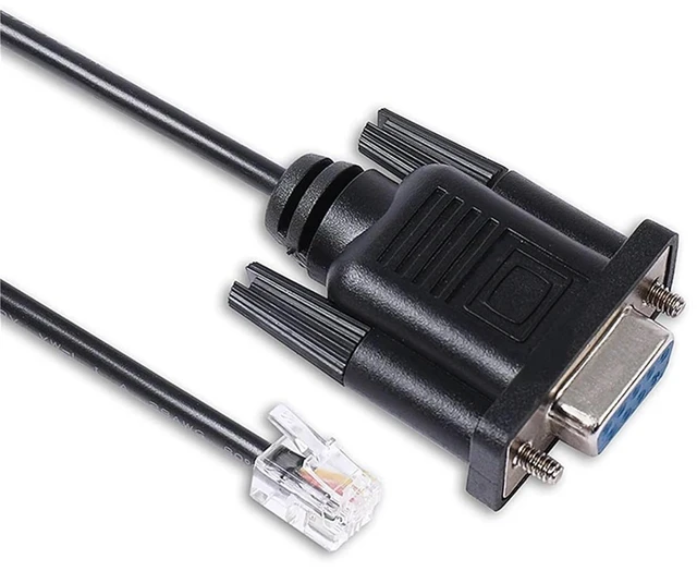 Alt view image 2 of 3 - Nexstar RS-232 9 Pin DB9 Female to RJ9 4P4C Update Upgrad Cable for Hand Control 93920(3m)