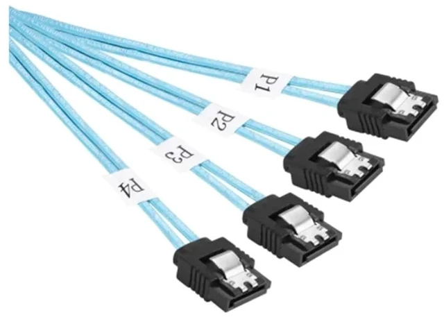 Main image of S/AS 3.0 S/AS 26Pin SFF-8088 Male to 4 SATA 7Pin Female Hard Disk Splitter Adapter Data Cord, 8088 to 4 SATA Cord 1m 2m(2m)