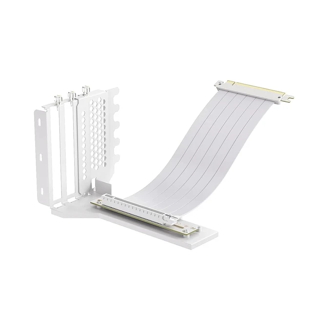 Alt view image 4 of 5 - Vertical GPU Mounting Bracket Graphics Card Holder Kit with 20cm PCI-E 4.0 X16 -Interference Riser Cable 90 Degree(PCI-01-BK)