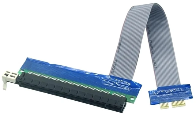 Main image of PCI-E 1X 4X 8 16X to 1X Ribbon Extension Cable PCI PCIE Riser Card Converter Extender for Graphics Card GPU Mining Miner(1X-16X)