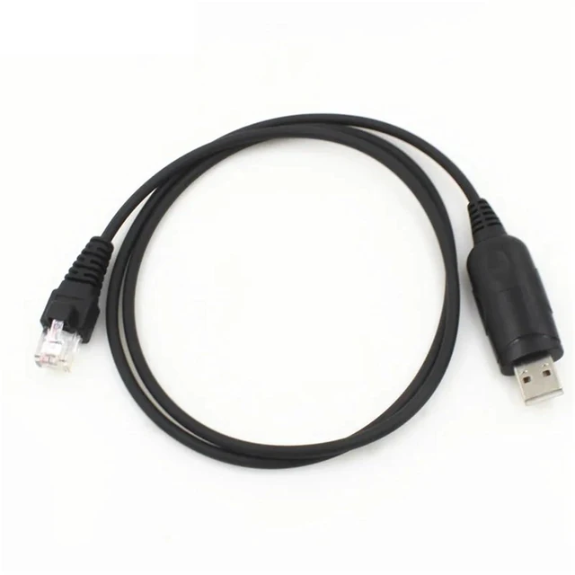 Alt view image 2 of 3 - 1pc USB Programming Cable 8-PIN Jack for Mobile Car Radios GX2000 VX-2000 VX-2100 FT2500 VX-2500 VX-2208