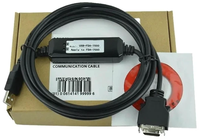 Main image of 1pc Applicable to FDA-7000/7010 servo Driver Communication Debugging and Download Data Cable