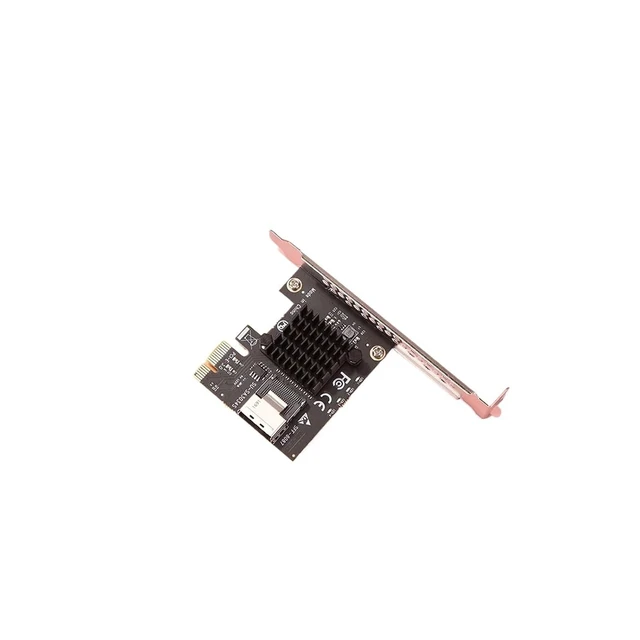 Alt view image 4 of 6 - Computer PCIE Riser 1x Graphic Extension Mining Accessories M1ni PCI-E 1X to SATA Mining Extension Adapter for Windows/Linux